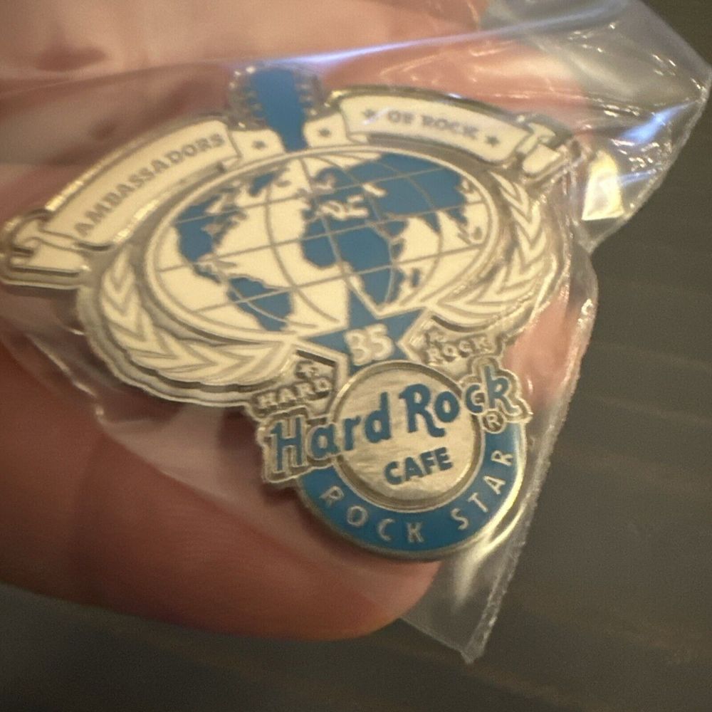 Hard Rock Cafe Rock Star  "Ambassadors of Rock" HRC 35 35th Year Logo PIN